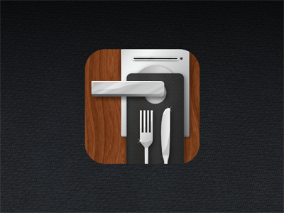 'Room Service' app door food hotel icon icons ios ipad room service