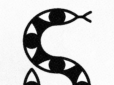 ALL SEEING EYES black and white eye illustration lettering michael spitz michaelspitz s snake type typography