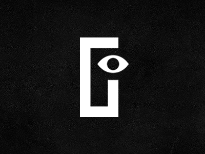 Gi V2 black and white branding eye g identity logo mark monogram