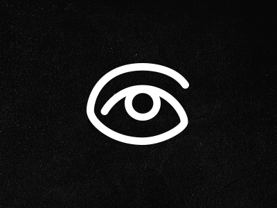 GI-F animation black and white branding eye g gif i identity logo monogram