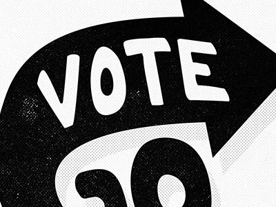 #GOVOTE 2012 black and white custom type election govote hash tag lettering michael spitz michaelspitz type typography vote voting