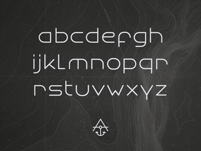 ANCHOR Type : Lowercase by Michael Spitz on Dribbble