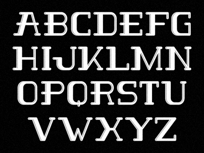 BK SERIF alphabet black and white custom type font michael spitz michaelspitz serif type typography