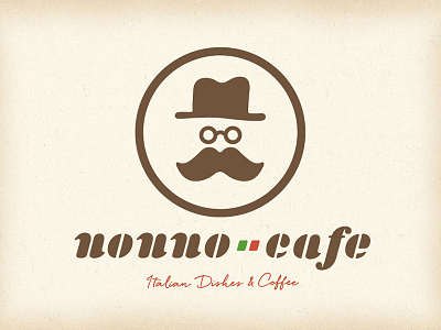 Nonno Cafe logotype logo