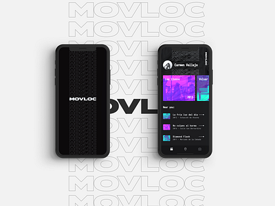 Movloc App app appdesign application brutalism clean concept films interface madrid minimal movies retro ui ux