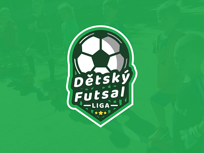 DětskýFutsal ball brno football kids league logo