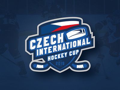 Hockey Cup logo blue brand brno canada czech hockey ivankebeles logo puck sport stick