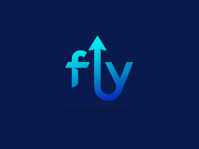 Fly arrow arrow icon blue logo clever logo clever logos creative fly letters logo design smart logo smart logos type