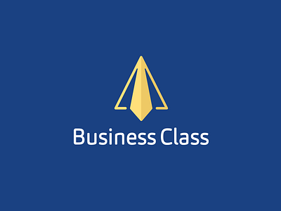 Business Class business logo clever logo clever logos creative paper plane plane plane icon smart icon smart logo smart logos tie