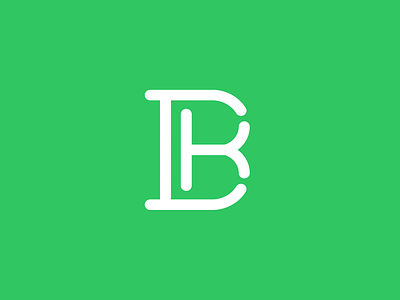 BK Monogram b branding clever logo icon k letter b letter k letters logo design mark monogram smart logo