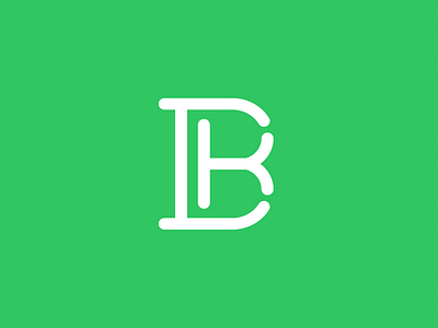 BK Monogram b branding clever logo icon k letter b letter k letters logo design mark monogram smart logo