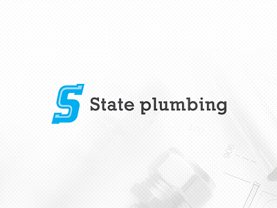 State Plumbing blue logo plumb plumbing state