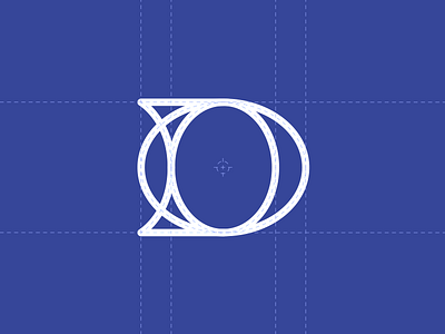 OD Logo Grid grid logo logo grid monogram od scheme sketch