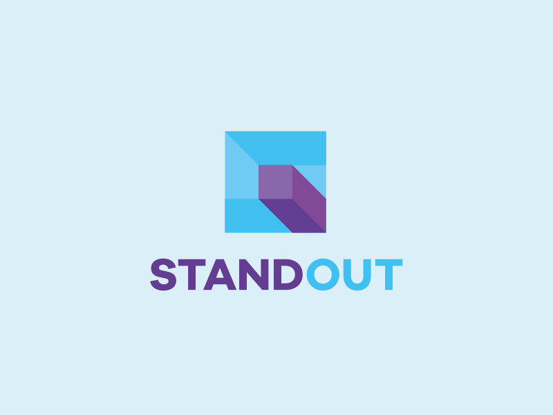 StandOut Logo Design by Leo on Dribbble