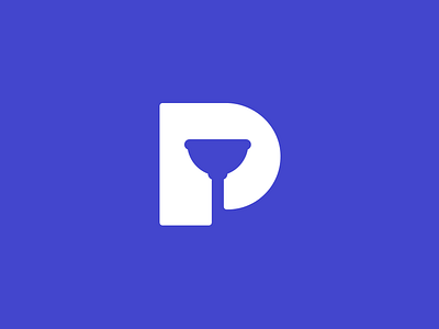 Plumbing Negative Space Logo