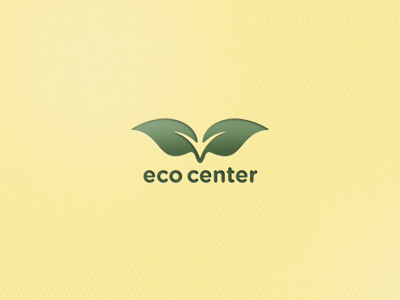 Eco Center all4leo center eco green leaf leafs logo logos