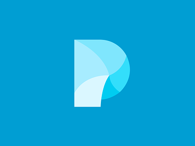 P Swirl blue graphic design icon leo logos logo design logos logotype p p icon smart logos swirl
