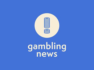 GN Logo Concept ! casino chips design gambling logo design news smart logo