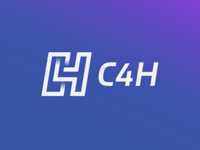 C4H Monogram designer gradient logo logo design monogram smart smart icon smart logo