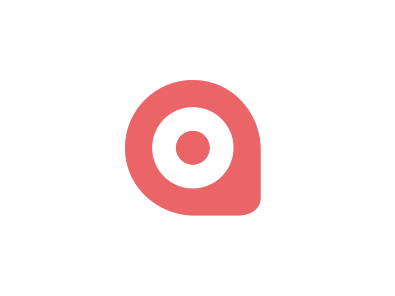 Letter a + Pin animated chat gif gif logo icon logo logo design pin pin point pink smart logo