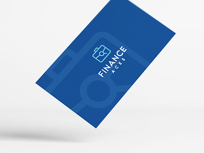 Finance Aces Cards blue icon blue logo case colorful corporate design finance logo logo design logo icon minimal