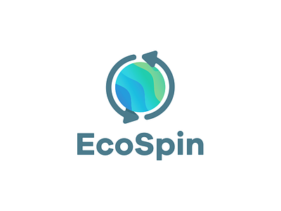 Eco Spin Logo Design designer eco ecology eko globe logo logo design logo designer spin world
