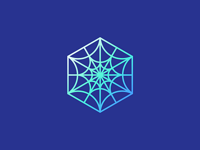 Spider Hexagon branding bright design gradient hexa hexagon icon icon design logo design logo icon
