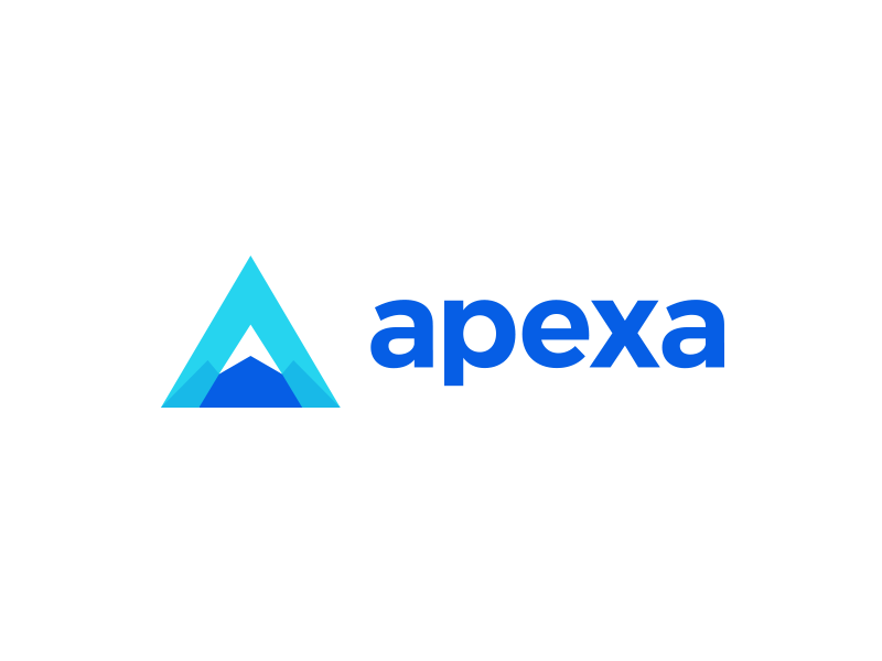 A Logo identity branding a icon logo design a smart logo pick apex a letter mountain
