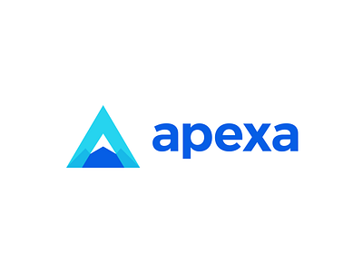 A Logo a a icon a letter apex branding identity logo design mountain pick smart logo