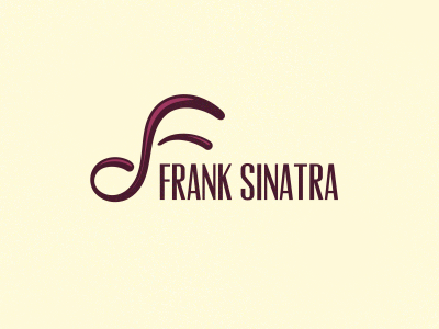 Frank Sinatra all4leo f frank logo logos music note s sinatra singer