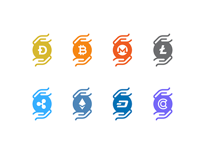 Do you accept crypto? bitcoin crypto crypto design crypto icons dash dogecoin ethereum freebie icon design icons litecoin ripple