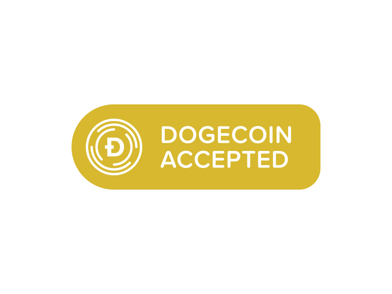 Crypto Accepted bitcoin crypto crypto accepted dogecoin ethereum icon icon design icon set litecoin ripple