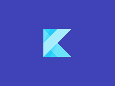Letter K abstract k blue k branding creative design icon identity k letter letter k logo icon logo letter