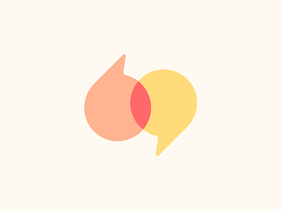 Chat°69 chat chat logo communication pink red smart icon smart logo startup logo yellow