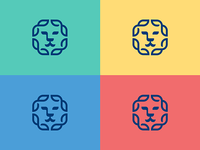 Lion Logo Colors