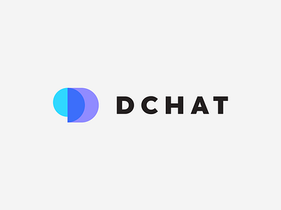 D-CHAT app logo branding chat chat logo creative direction d dating dating icon dating logo logo design logo designer overlay