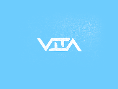 Vita (Ambigram) all4leo ambigram blue font logo type vita