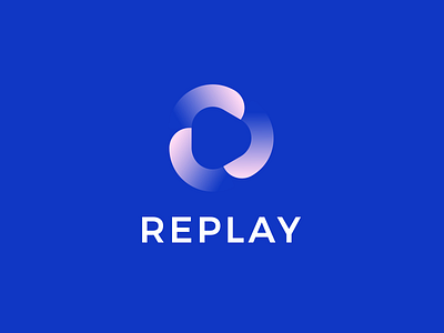 REPLAY branding design identity leologos load loading logo design replay replay icon replay logo smart logo