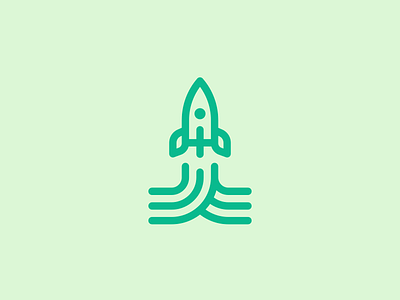 Agro Rocket agriculture agro fields green icon lines logo design logo designer nature rocket up 🚀