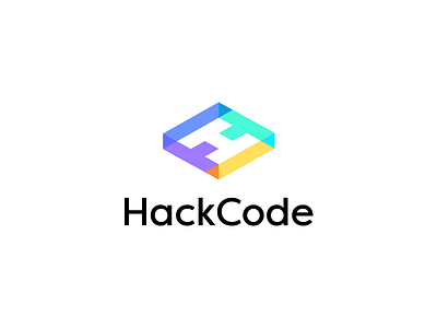 HackCode brackets branding clever logo code code brackets colorful logo design design h icon h logo hack hacker logo icon identity illustration letter h logo design logo icon negative space smart logo smart logos