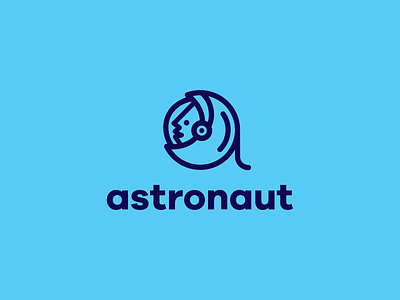 Astronaut Logo Design