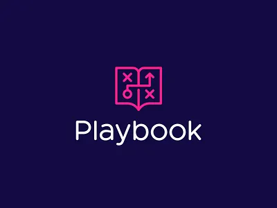 Playbook Logo Project book branding design design project fitness icon identity logo logo design logo designer logo icon logo idea logo project minimalistic logo pink logo play playbook smart logos sport sport app