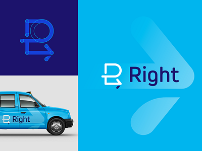 Right Identity Project blue blue logo branding clever logo colorful creative design icon identity identity project logo logo design logo designer logo icon logotype monogram r right smart logo smart logos