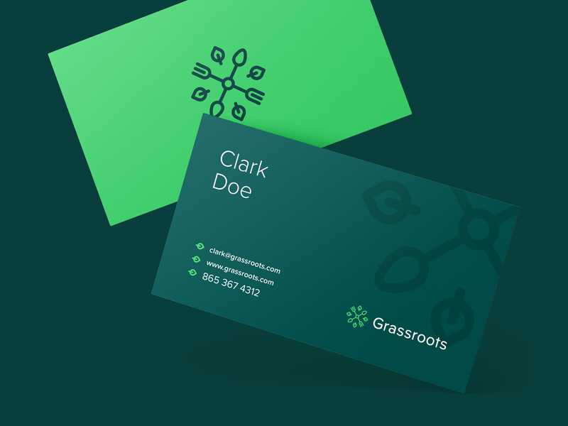 Clean and simple business card design created by Leo. 