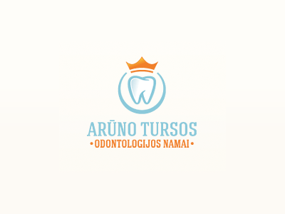At logo