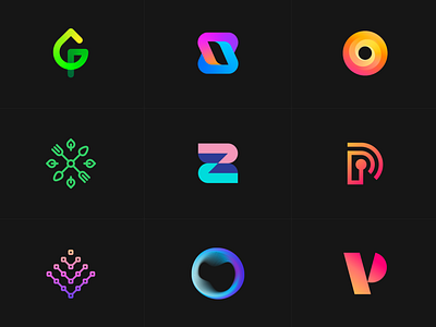 Logofolio 2019 brand design branding clever logo colorful logo corporate identity design design studio fintech gradient gradients icon iconic identity logo logo design logo icon logofolio modern logo smart logo visual identity