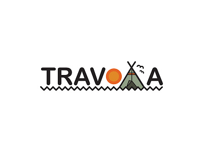 Travoxa Logo Design branding camping logo social media banner travoxa