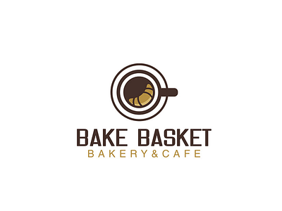 Bake Basket Logo bakery coffe graphic logo