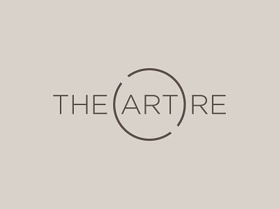 THE-A(r)T-RE circle happy logo logotype sad theater