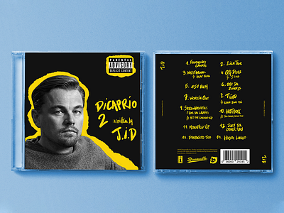 Dicaprio 2 album cover design hip hop illustration photoshop rap typography